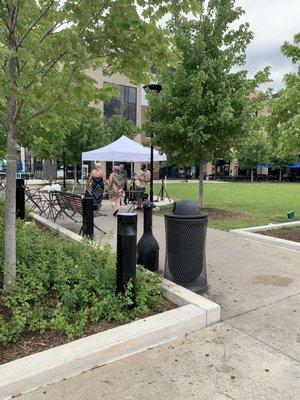 Music in the park Dearborn, Michigan Ave