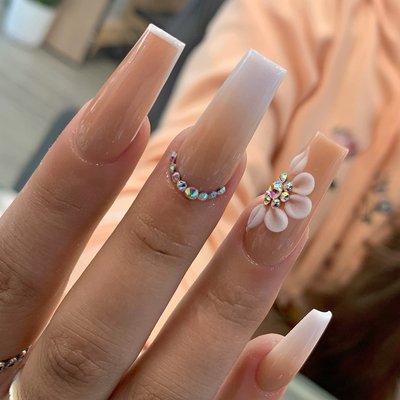 Arcylic long nails