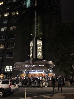 Front of the Broadway Theater