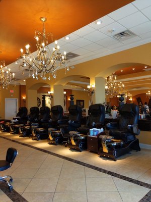 Inside salon