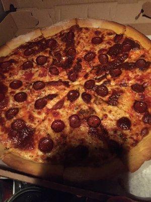 Pepperoni pizza