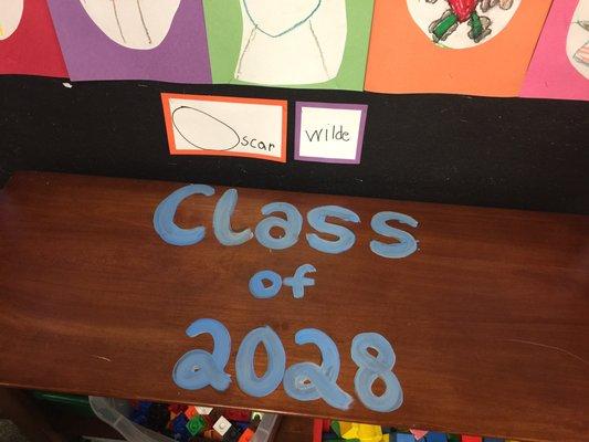 We went to Open House last night to see all the classrooms, it was so fun! My daughter is class of 2028! And yes, I cried.