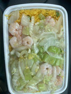 Shrimp Chow Mein Combo Plate