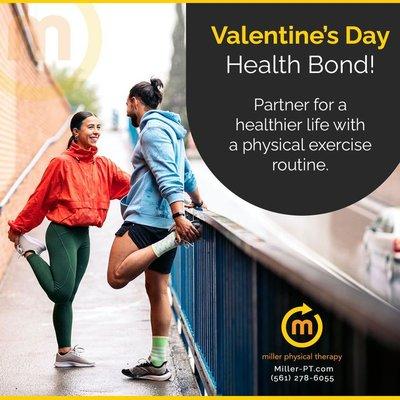 Make Valentine's Day an inspiring moment -- forge a bond that goes beyond flowers and chocolates. Partner up for a healthier life!