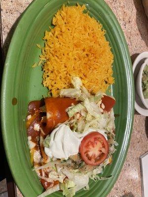 Enchilada supreme - comes with three different meats