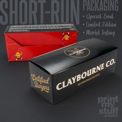 Short-run packaging is ideal for special events, limited edition products, and market testing.