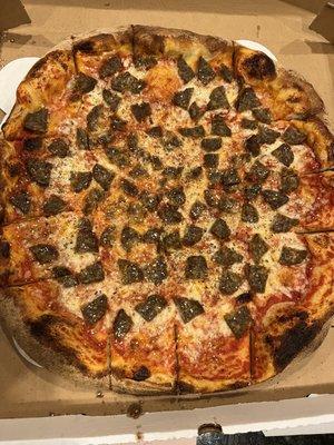 Meatball Pizza