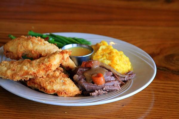 Chicken Tenders and Pot Roast