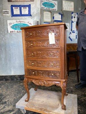 Restored jewel chest.