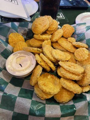 Pickle chips app $9 delicious 9/24 dad loved these so much he said I'd come back just for these pickle chips!