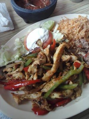 Chicken fajitas