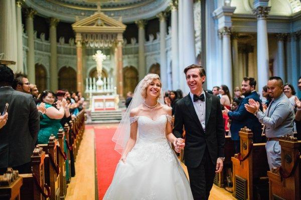 Client at his wedding, wearing Loro Piana fabric