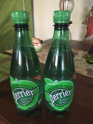 Green apple Perrier