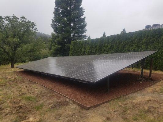 16kW solar ground mount woodside