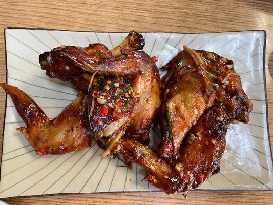 Pam fried chicken wings