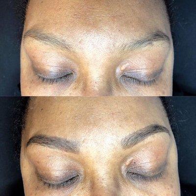 Brow wax and tint by Makayla