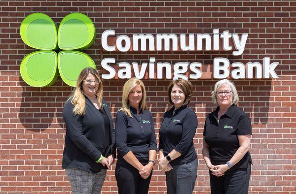 The staff of Community Savings Bank - Greenfield, Ohio