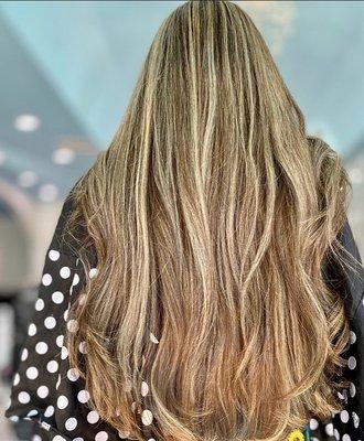 Long hair Highlights