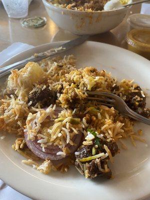 Gongura Chicken Biryani (Bonesless)