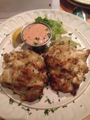 An order of their famous crab cakes. No filler!