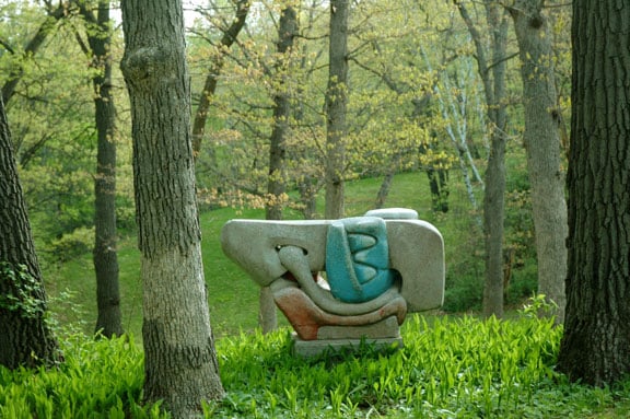 Sculpture at Caponi Art Park.