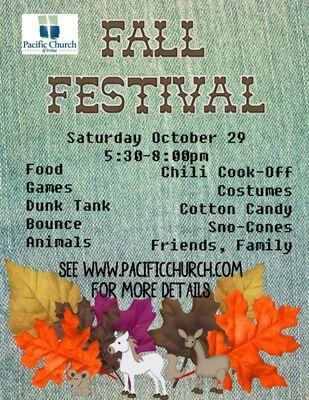 Join us for our annual Fall Festival!