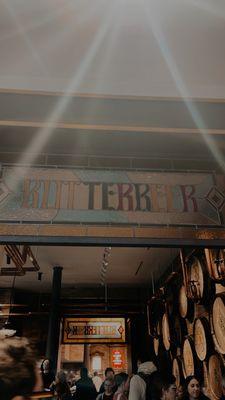 Butterbeer cafe sign