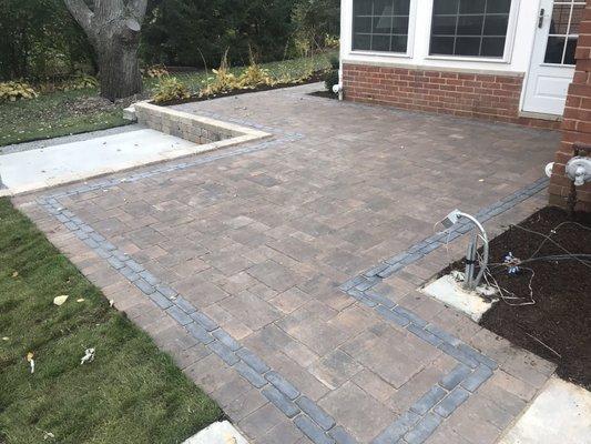 Brick patio