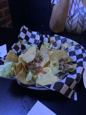 Nachos with grilled chicken