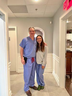 Dr. Breslow with our Surgical PA, Maddison Keppler