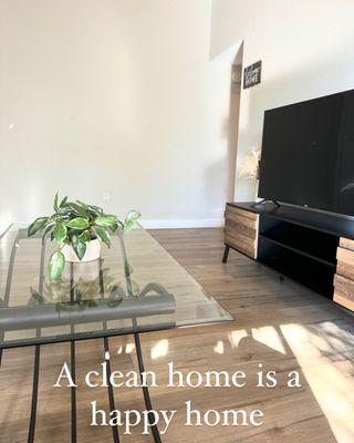 Recurring vacation home cleaning