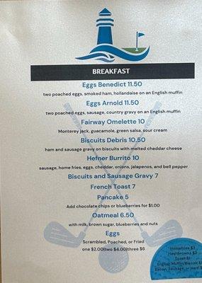 Breakfast Menu