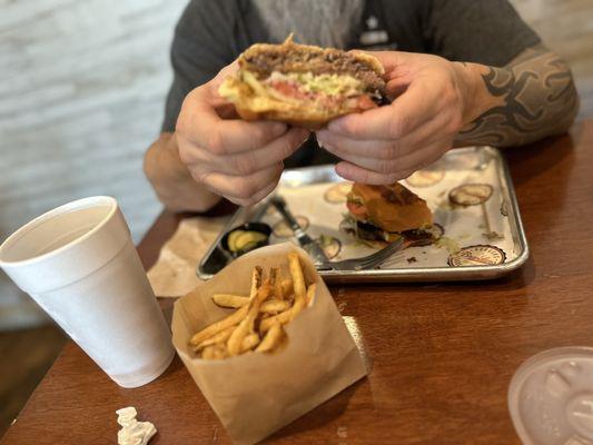 Brandanis Burger and Fries