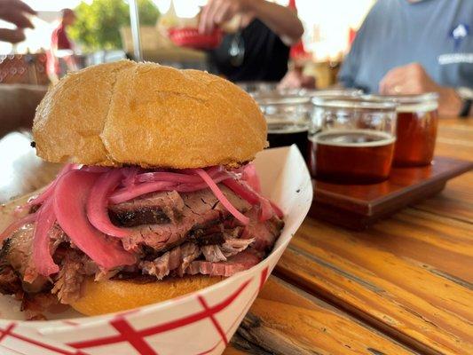 Low & Slow BBQ now serving food in the kitchen attached to our Tap Room!