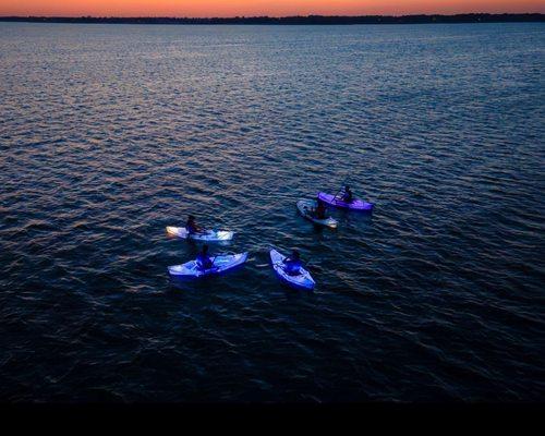 Sunset kayaking