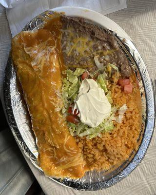 #15 Big Burrito with Carne Asada