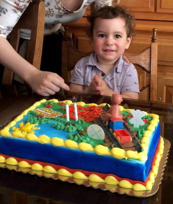 My son's second birthday at My First Steps Daycare