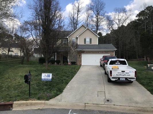 A roof approved for storm damage by their insurance company!