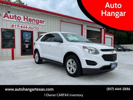 2017 Chevrolet Equinox
 www.autohangartexas.com