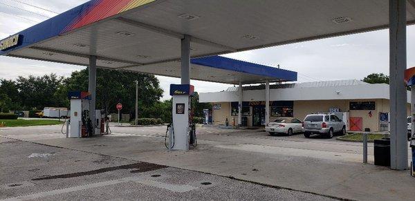 Inside Sunoco Gas Station