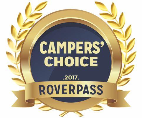 Named to Top 10 large campgrounds in USA