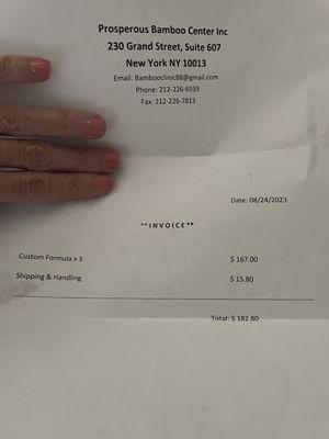 Photo of the invoice I received - no instruction on how to pay, just give the business in the letterhead a call right? Nope.