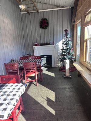 Cute little entry way into the restaurant.