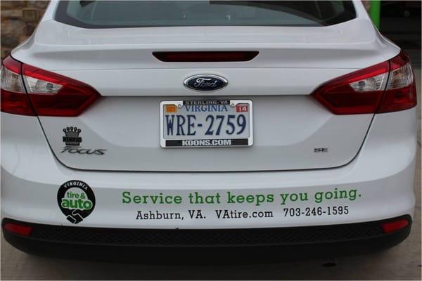 We offer loaner cars to our customers (free if services exceed $200)