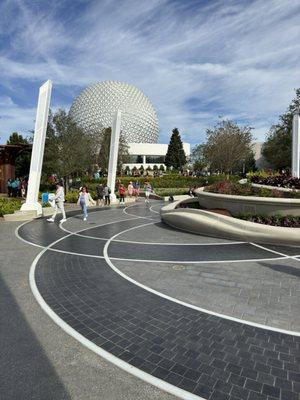 Main garden area of World Celebration