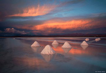 Harvesting Dead Sea Salt