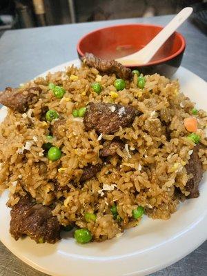 Beef fried rice