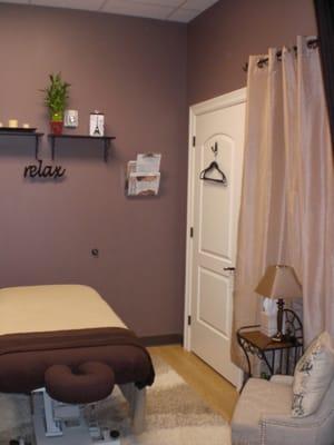 One of the therapy rooms