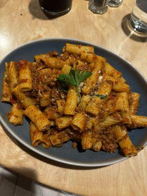 Rigatoni bolognese