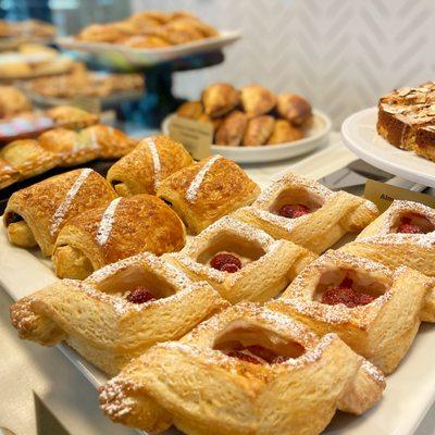 Handmade pastries made at Galena Bakehouse